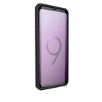 Husă Samsung Galaxy S9, spate rigid, din acril, cu ramă antișoc, negru