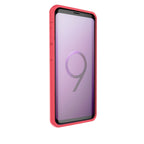 Husă Samsung Galaxy S9, spate rigid, din acril, cu ramă antișoc, roz