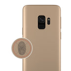 Husă Samsung Galaxy S9, spate rigid, mată, subțire, auriu