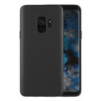 Husă Samsung Galaxy S9, spate rigid, mată, subțire, negru