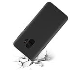 Husă Samsung Galaxy S9, spate rigid, mată, subțire, negru