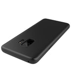 Husă Samsung Galaxy S9, spate rigid, mată, subțire, negru