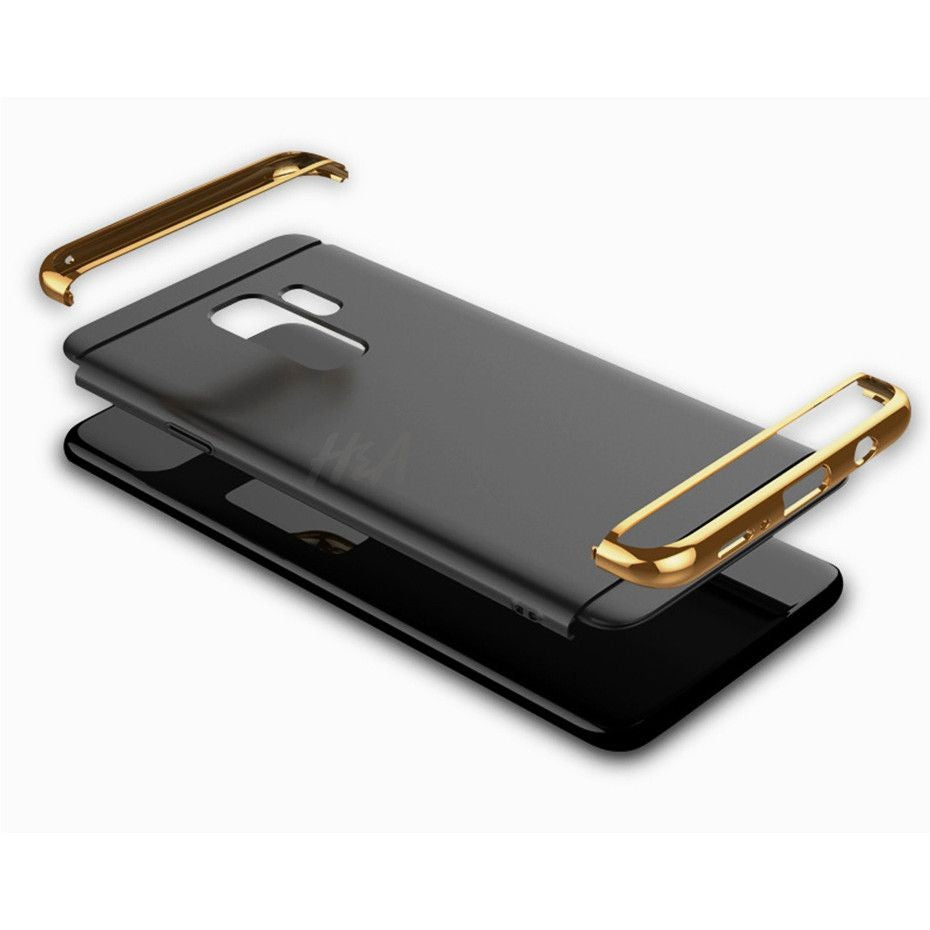 Husă Samsung Galaxy S9, spate rigid, negru