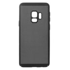 Husă Samsung Galaxy S9, spate rigid, ultra-subțire, perforată, negru
