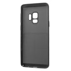 Husă Samsung Galaxy S9, spate rigid, ultra-subțire, perforată, negru