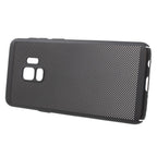 Husă Samsung Galaxy S9, spate rigid, ultra-subțire, perforată, negru