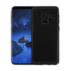 Husă Samsung Galaxy S9, spate rigid, ultra-subțire, perforată, negru