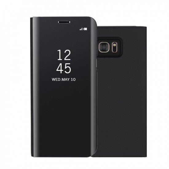 Husă Samsung Galaxy S9, tip carte cu oglindă, negru