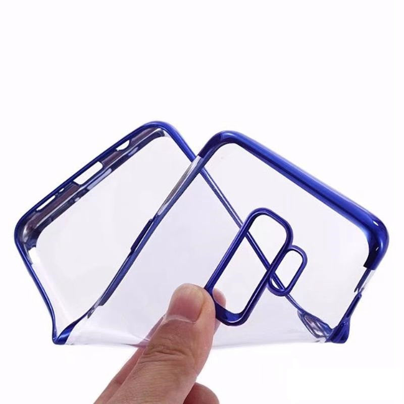 Husă Samsung Galaxy S9, transparentă, albastru