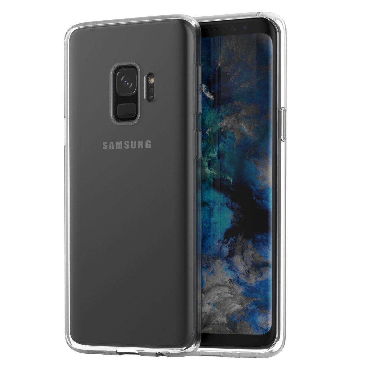 Husă Samsung Galaxy S9, transparentă, antișoc, transparent