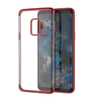 Husă Samsung Galaxy S9, transparentă, roșu