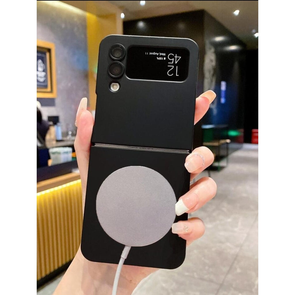Husă Samsung Galaxy Z Flip 5, magnetică MagSafe, negru