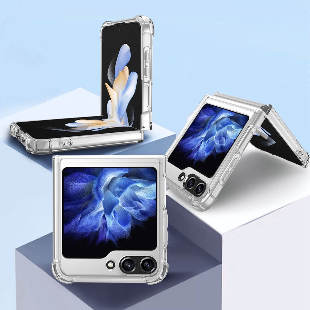 Husă Samsung Galaxy Z Flip 6, magnetică MagSafe, transparentă, transparent