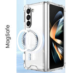 Husă Samsung Galaxy Z Fold 6, magnetică MagSafe, transparentă, transparent