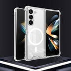 Husă Samsung Galaxy Z Fold 6, magnetică MagSafe, transparentă, transparent
