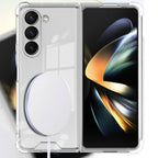 Husă Samsung Galaxy Z Fold 6, magnetică MagSafe, transparentă, transparent
