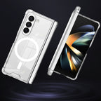 Husă Samsung Galaxy Z Fold 6, magnetică MagSafe, transparentă, transparent