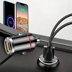 Încărcător auto 2 în 1 USB-C PD 30W + USB QC3.0
