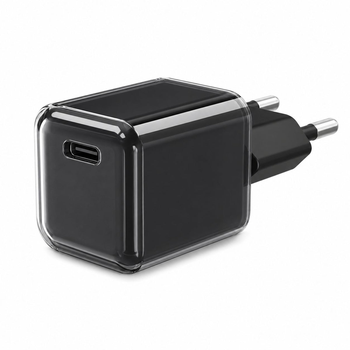 Încărcător GaN 30W USB-C Mini Ice Cube, compatibil iPhone, negru