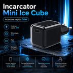 Încărcător GaN 30W USB-C Mini Ice Cube, compatibil iPhone, negru