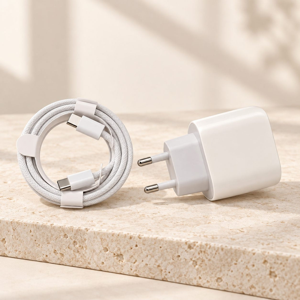 Încărcător rapid 30W USB-C PD, cu cablu inclus, compatibil iPhone