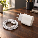 Încărcător rapid 30W USB-C PD, cu cablu inclus, compatibil iPhone