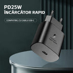 Încărcător Super Fast Charging 25W USB-C, compatibil Samsung