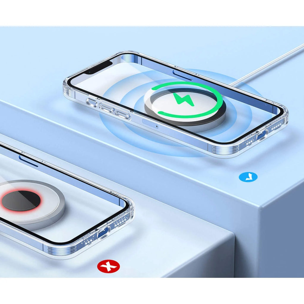 Inel magnetic MagSafe autoadeziv, pentru orice husă, negru
