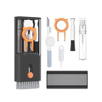Kit de curățare 10 în 1 pentru telefon, căști și laptop, negru