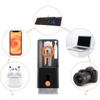 Kit de curățare 10 în 1 pentru telefon, căști și laptop, negru