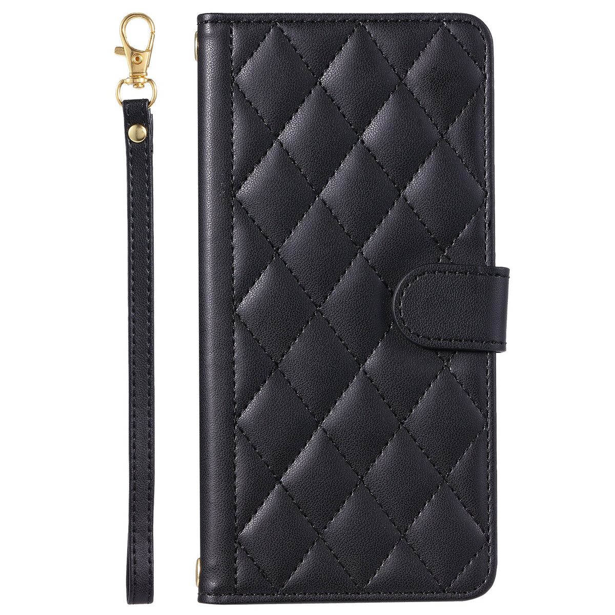 Husă iPhone 15 Pro, tip carte, negru