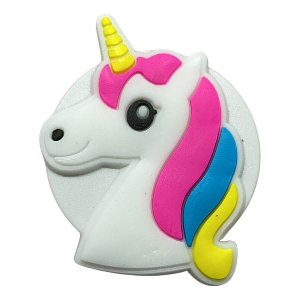 Suport adeziv pliabil pentru telefon, cu figurină, unicorn
