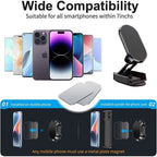 Suport auto magnetic pliabil, pentru orice telefon