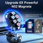 Suport auto magnetic pliabil, pentru orice telefon