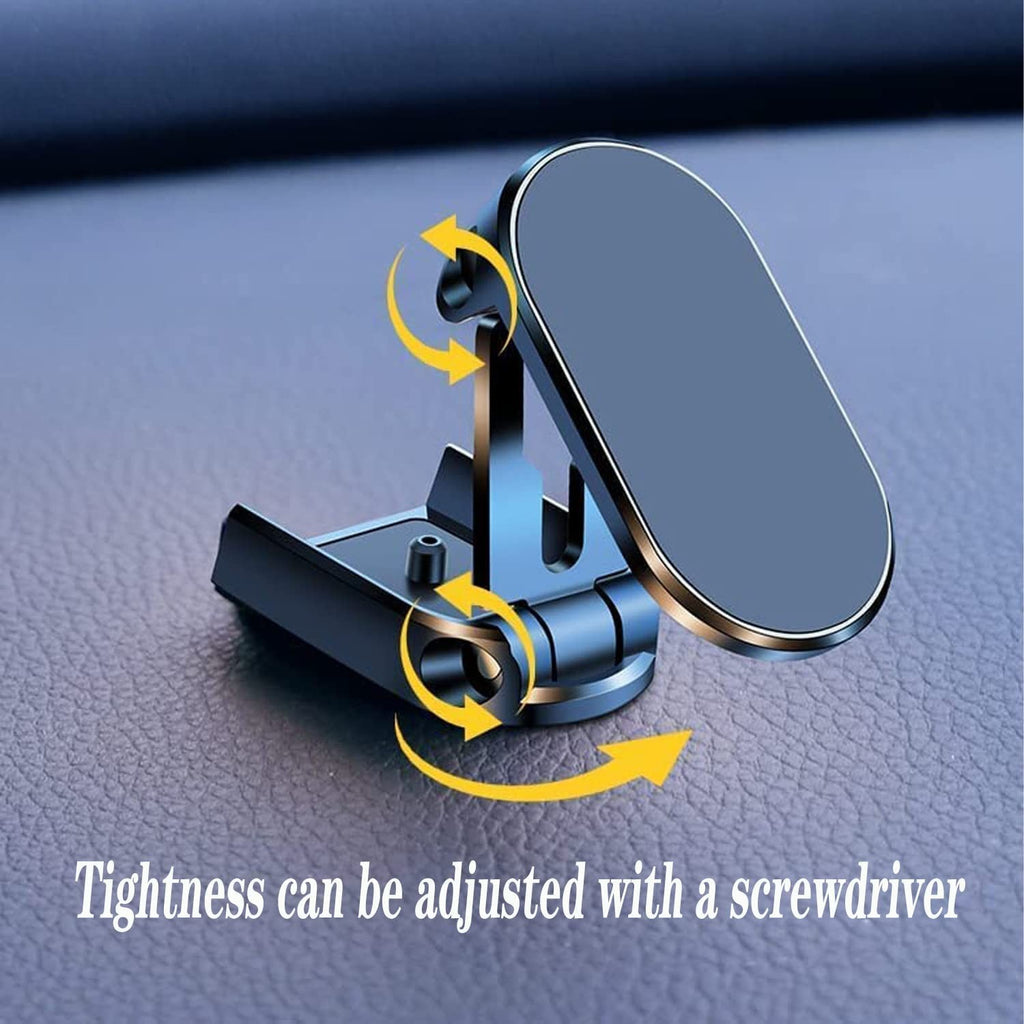 Suport auto magnetic pliabil, pentru orice telefon