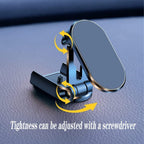 Suport auto magnetic pliabil, pentru orice telefon