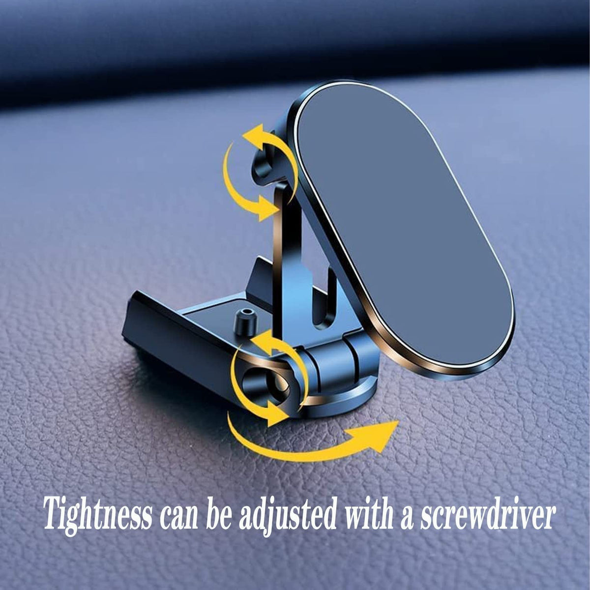 Suport auto magnetic pliabil, pentru orice telefon