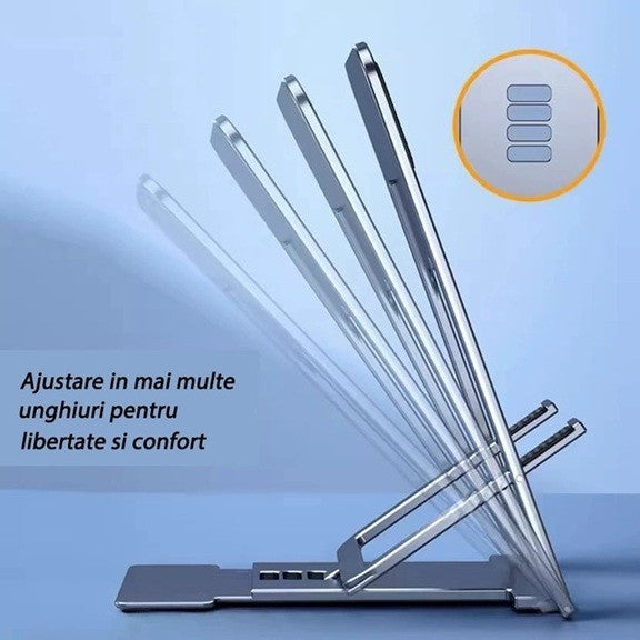 Suport de birou pliabil pentru telefon și tabletă