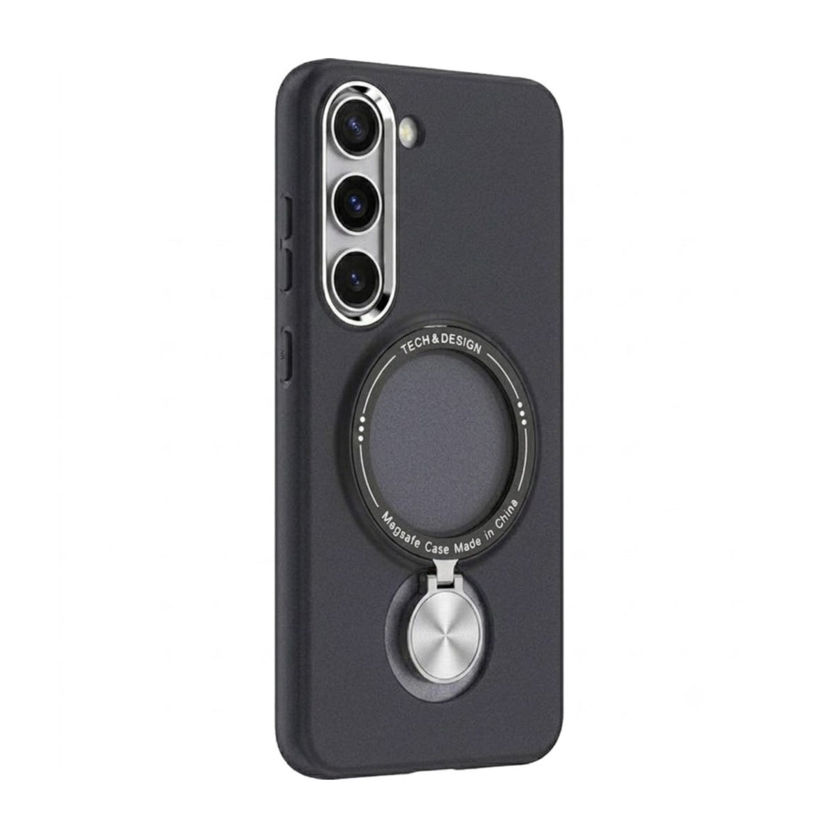 Trio huse magnetică MagSafe, mată, cu inel magnetic rotativ · Auriu, Mov, Negru (Samsung), negru