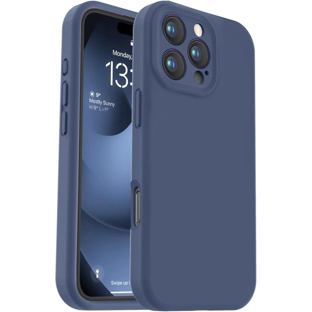 Trio Calm · huse mate cu protecție la cameră · albastru, negru, verde, albastru