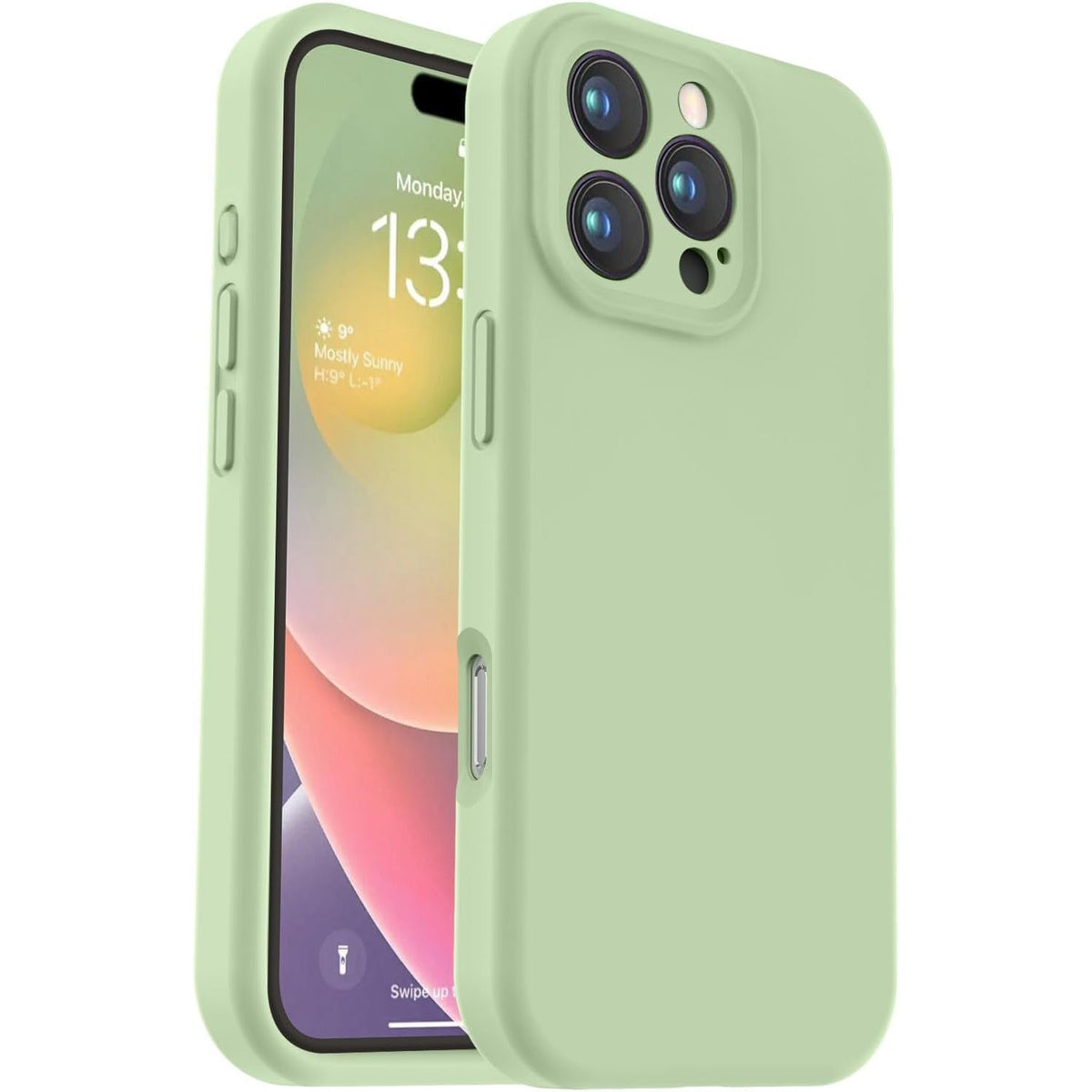 Trio Calm · huse mate cu protecție la cameră · albastru, negru, verde, verde