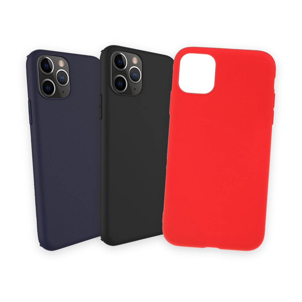 Trio Cerneală · huse mate · bleumarin, negru, roșu, iPhone 13 Pro